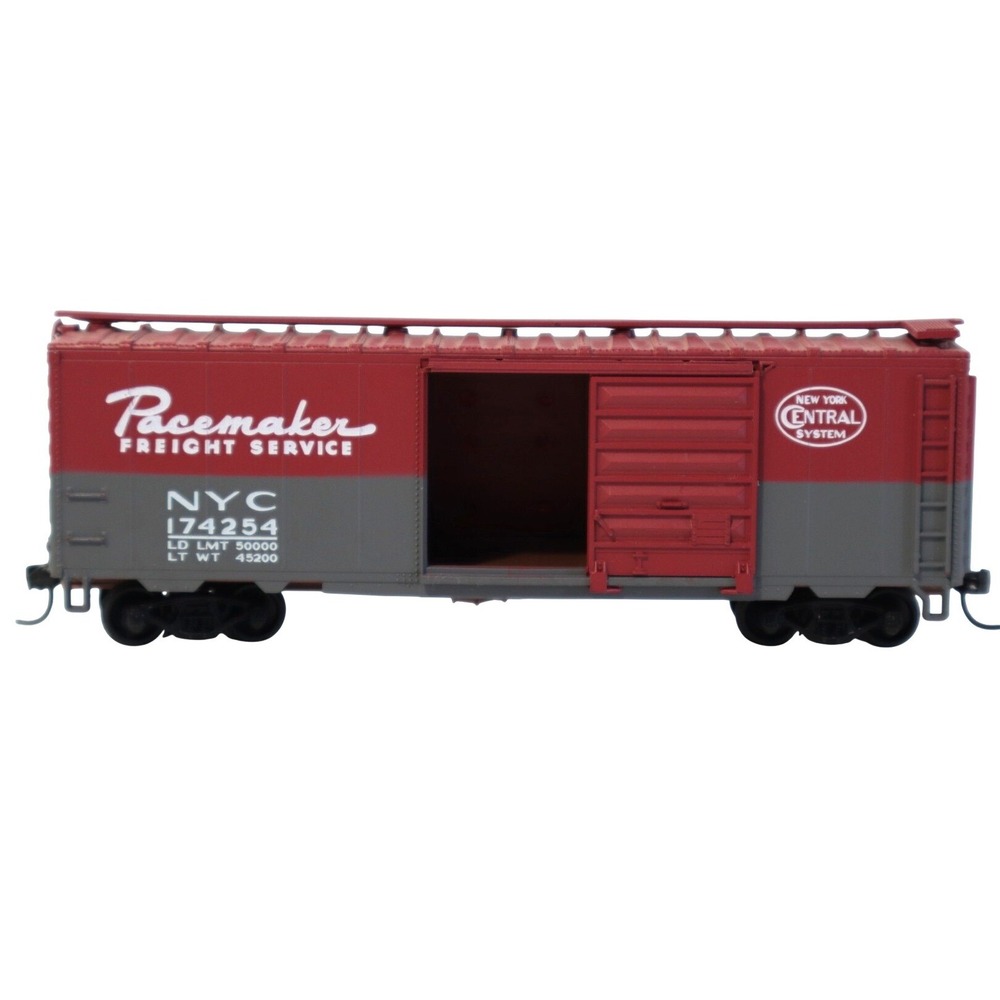 NYC Pacemaker Freight Service Boxcar New York Central Red Grey HO Scale